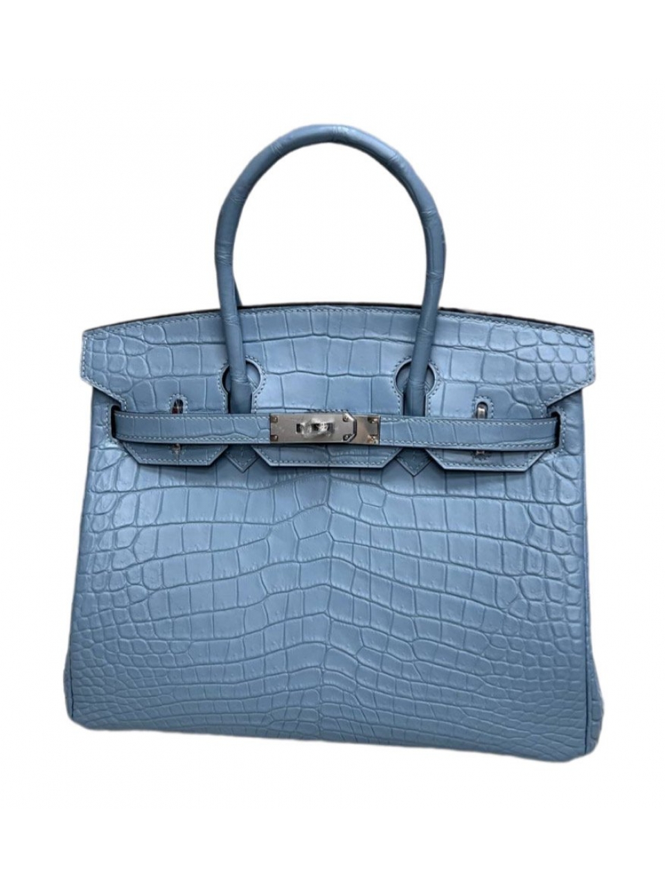 Сумка Hermes Birkin 30 из матовой кожи аллигатора